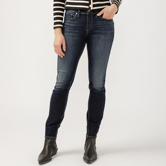 Ladies Silver Jeans Co, Midrise Suki Skinny Jeans. Size 30 - Picture 2 of 12